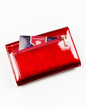 Portfel damski skórzany PTN 76112-BFBC Red