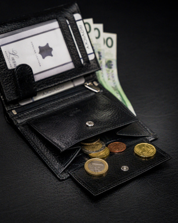 Portfel skórzany RFID ROVICKY N4-ISR-BP