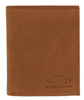 Leather wallet CZ-13-HLF Cognac