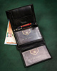 Gift set: leather wallet and keychain PETERSON PTN SET-M-N4-KCS