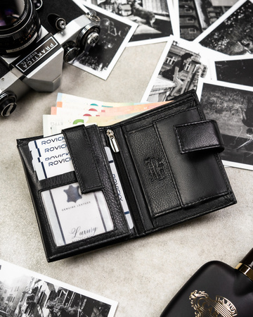 Portfel męski skórzany 0002-RVD Black