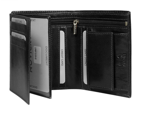 Portfel męski skórzany D1072-RVT-BP Black