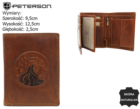 PETERSON PTN N4-EBS RFID leather wallet