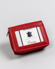 Women's leather wallet R-RD-34-GCL Red