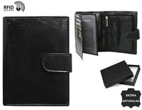 RFID NO LOGO leather wallet MR-09L-CFL-NL