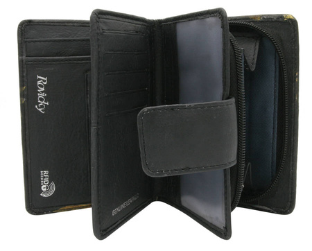 Women's leather wallet R-N109-ART