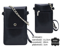Leather bag 1642-SB Navy