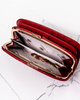 Women's leather wallet PTN 42123-SH RED