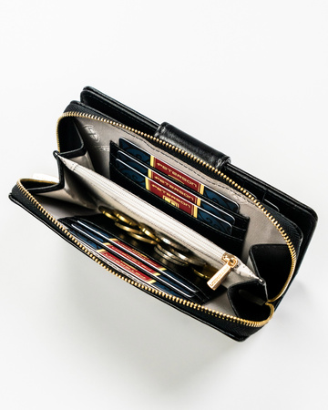 Portfel damski PU PTN 008-HF Black