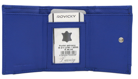 Portfel damski skórzany R-21-LFN R.Blue