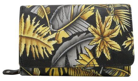 Women's leather wallet R-N0493-ART