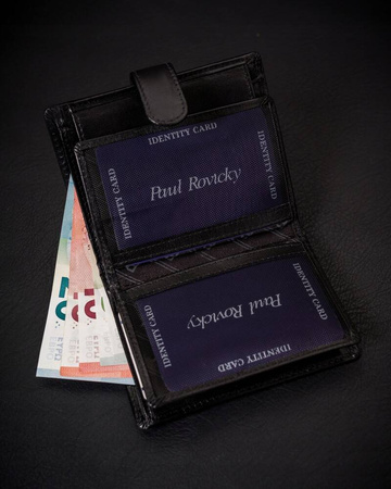 Leather wallet RV-7680278-5-L-BCA Black