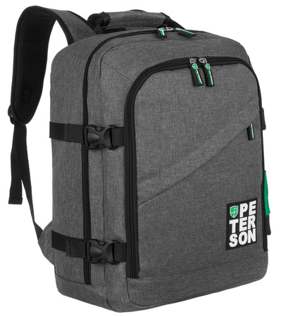 Plecak PTN PLG-02-T Grey+Green