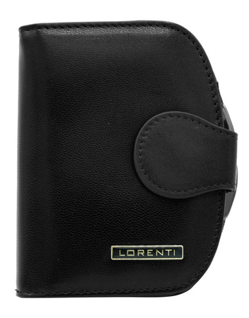 Women's leather wallet 43972-CIS-3337 BLACK