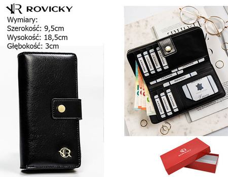 Portfel damski PU R-POR-01-F7 Black