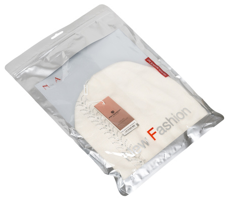 Women's Hat Decorated with Crystals PETERSON PTN HAT-03 White