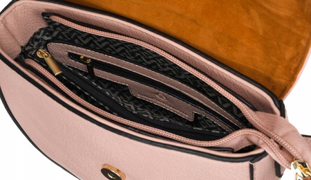 LULUCASTAGNETTE ORANGE eco leather bag