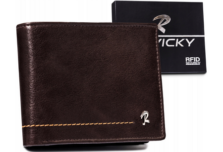 Men's leather wallet RFID ROVICKY N992-CMC