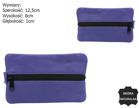 Leather key ring KC-02-LN PURPLE