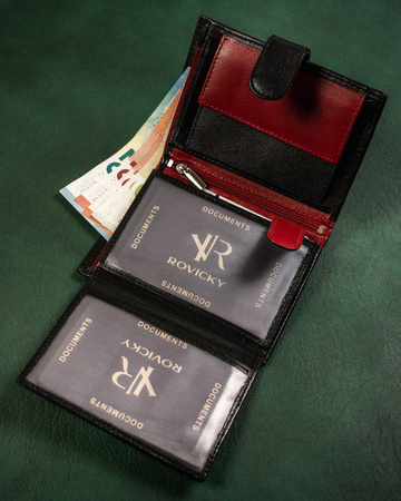 Portfel męski ze skóry naturalnej N4L-P-GOAN Black