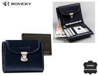 Portfel damski skórzany R-RD-39-GCL Navy