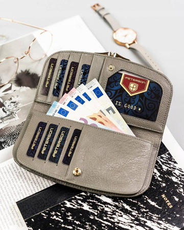 PETERSON PTN 42123-ONBF RFID leather wallet