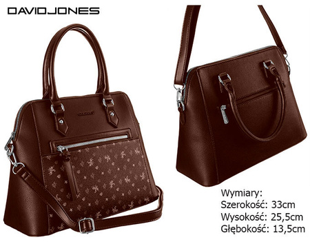 Torebka Damska David Jones 6531-3A D,Brown