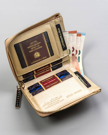 PETERSON PTN LJ-816 RFID leather wallet