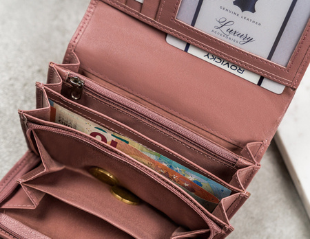 Portfel skórzany RFID 4U CAVALDI RD-22-GCL-0931 WOODR