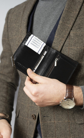 ROVICKY RFID leather wallet N484-RVTM-GN