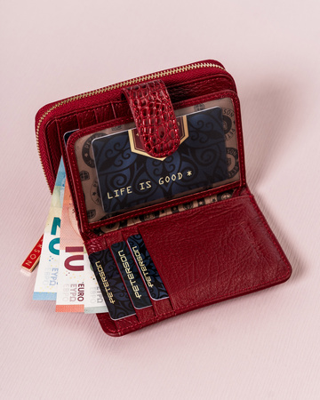 Portfel damski skórzany PTN CR-602 Red