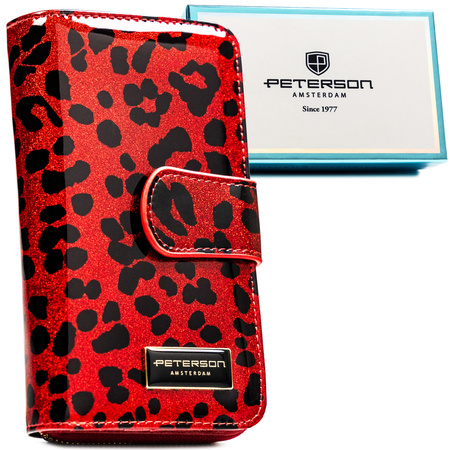 Portfel damski skóra+PU PTN PS116-PDS Red