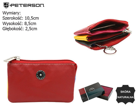 Kluczówka skórzana PTN K50-M-MNK Red Multi
