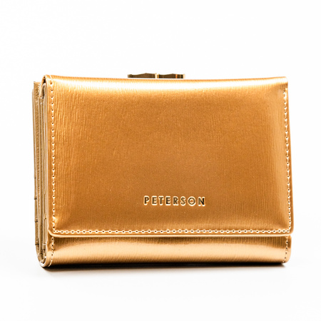 Portfel damski skórzany PTN 15-09-SH Champagne