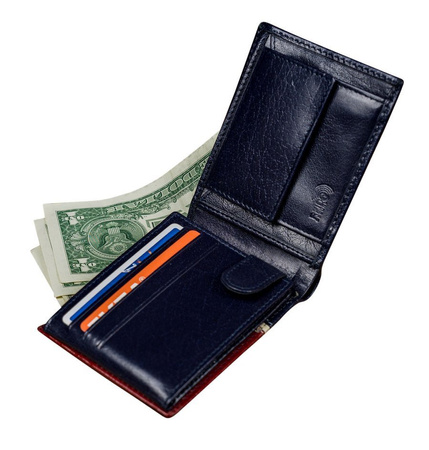 ROVICKY 323-RBA-D RFID leather wallet