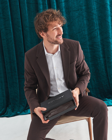 Rovicky men's leather gloves