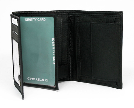 Portfel męski skórzany N4-GTN-RFID-NL BLACK