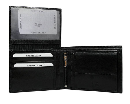 Portfel skórzany RFID NO LOGO N7-VT-NL