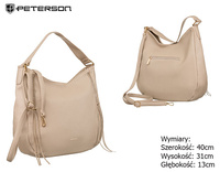 Torebka damska PU PTN 8044-1 Beige