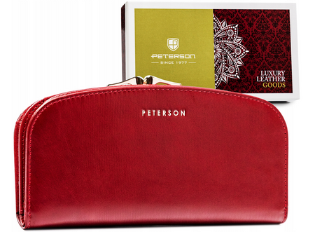 PETERSON PTN 42123-SG RFID leather wallet