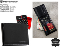 Portfel męski skórzany PTN N992-NGV Black