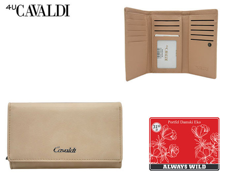 Portfel damski PU na blistrze GD29-DNM-BL Pink