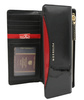 Portfel damski skórzany PTN BC-415 Black+Red