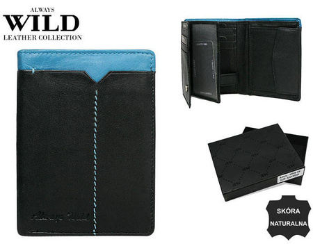 Leather wallet Always Wild MR06-SNN