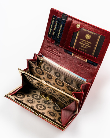 PETERSON PTN MC-466 RFID leather wallet