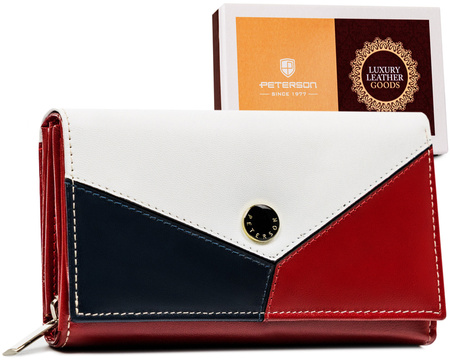 PETERSON PTN RD-21-GCL-Y RFID leather wallet