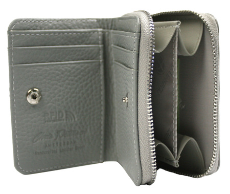 Portfel skóra + PU PTN PX33-1-NPK White