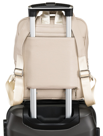 Plecak damski PU R-PL-29601 L.Beige
