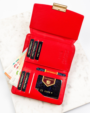 Portfel damski eko PTN 0015-DS Red