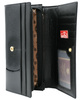 Portfel damski skórzany PTN 1N-409 Black+Red